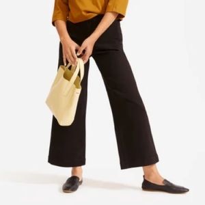 Everlane “The Wide-Leg Crop Pant” 12 Black